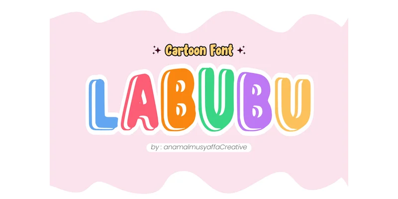 Labubu Font by anamalmusyaffaCreative by anamalmusyaffaCreative β Display Font