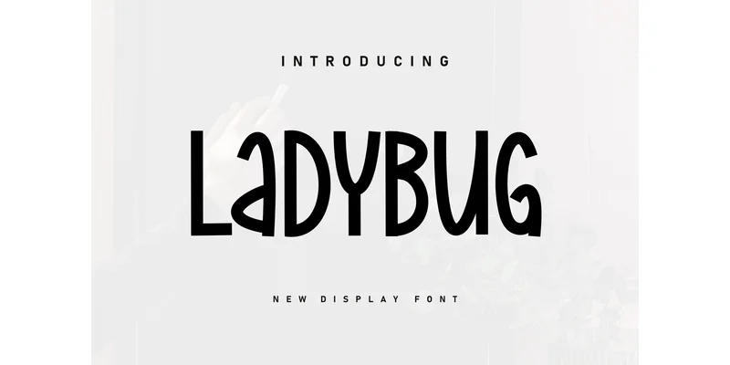 Ladybug Font by KC Production — Display Font