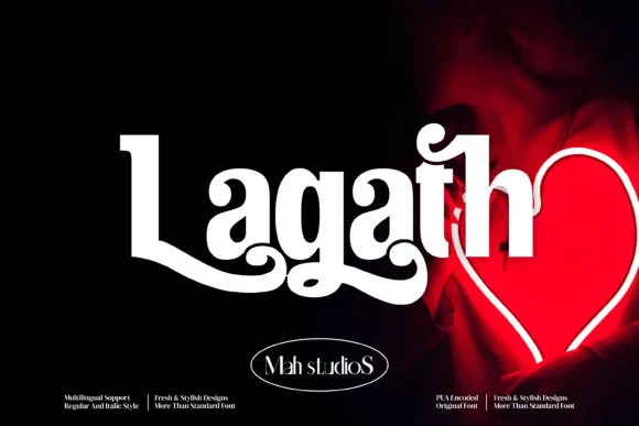 Lagath by mahstudios — Slab Serif Font