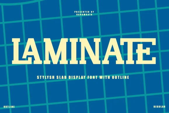 Laminate by RagamKata Studio — Slab Serif Font
