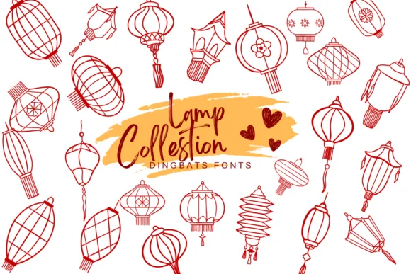 Lamp Collestion by Suphitchaya — Dingbats Font