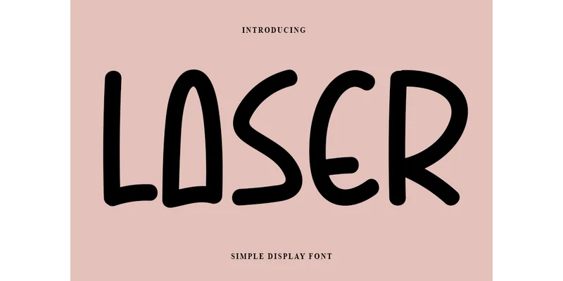 Laser Font by PAYJHOshop — Display Font