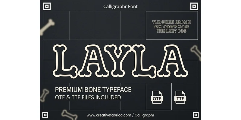 Layla Font by Raholco — Display Font