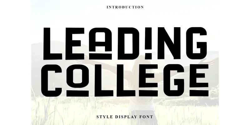Leading College Font by Inermedia STUDIO — Display Font