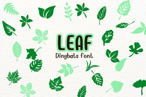 Leaf by Nongyao — Dingbats Font