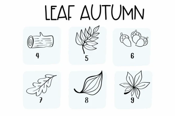 Leaf Autumn by Sirinart — Dingbats Font — thumbnail 4