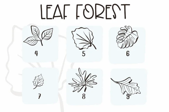 Leaf Forest by Sirinart — Dingbats Font — thumbnail 4