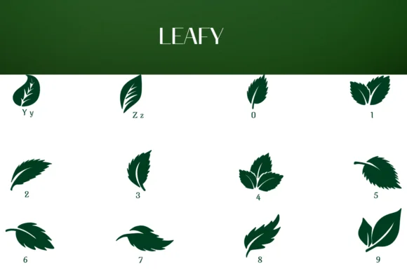 Leafy by Heartcraft Atelier — Dingbats Font — thumbnail 4