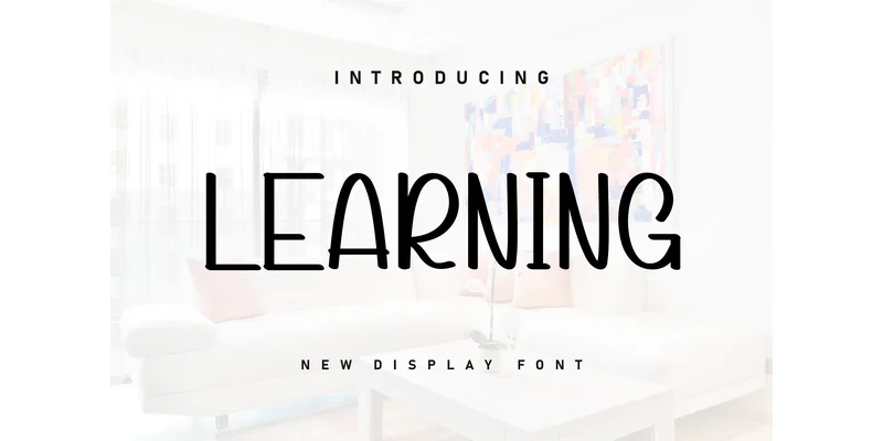 Learning Font by Berkah Shop — Display Font