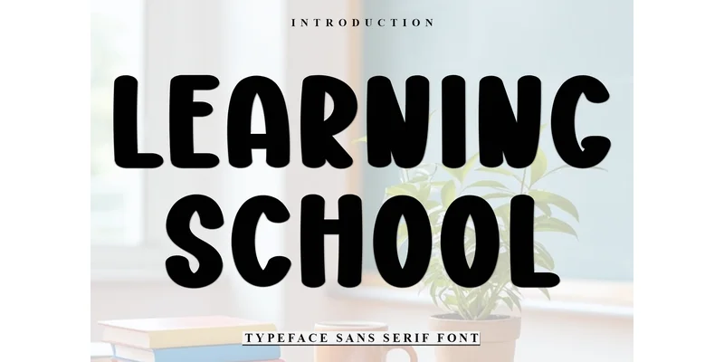 Learning School Font by FreshTypeINK — Display Font