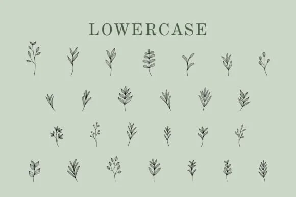 Leaves by Eystore — Dingbats Font — thumbnail 3
