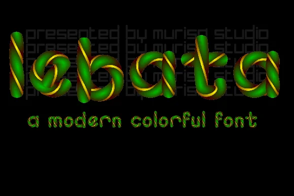 Lebata by murisa.studio — Color Fonts Font