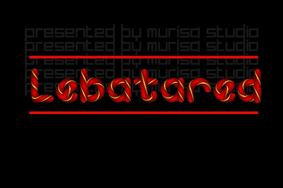 Lebatared by murisa.studio — Color Fonts Font