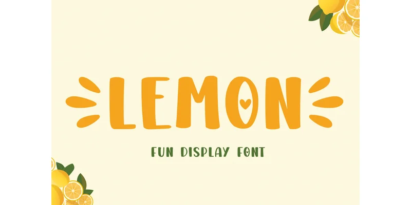 Lemon Font by Mozatype — Display Font