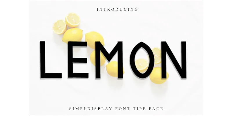 Lemon Font by PiPi Creative — Display Font