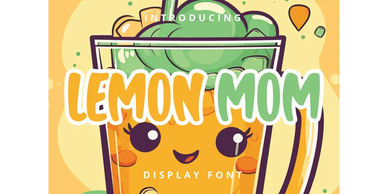 Lemon Mom Font by Planetz studio — Display Font