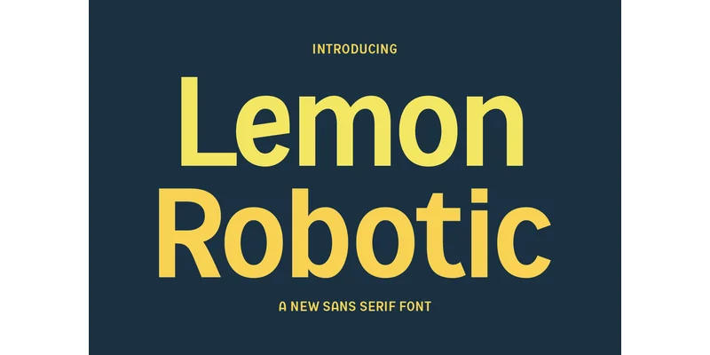 Lemon Robotic Font by Arnika Studio — Sans Serif Font