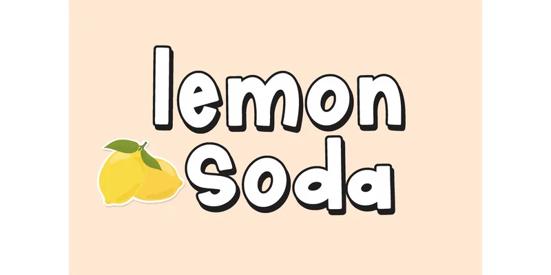 Lemon Soda Font by Lisna.Craft โ Display Font