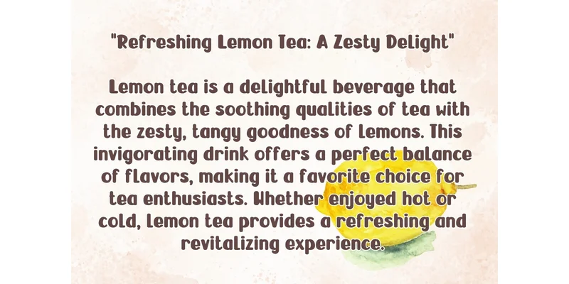 Lemon Tea Font by charmingbear59.design — Display Font — thumbnail 2