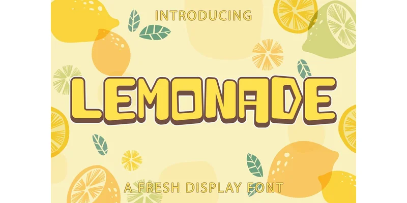 Lemonade Font by Kido Studio — Display Font