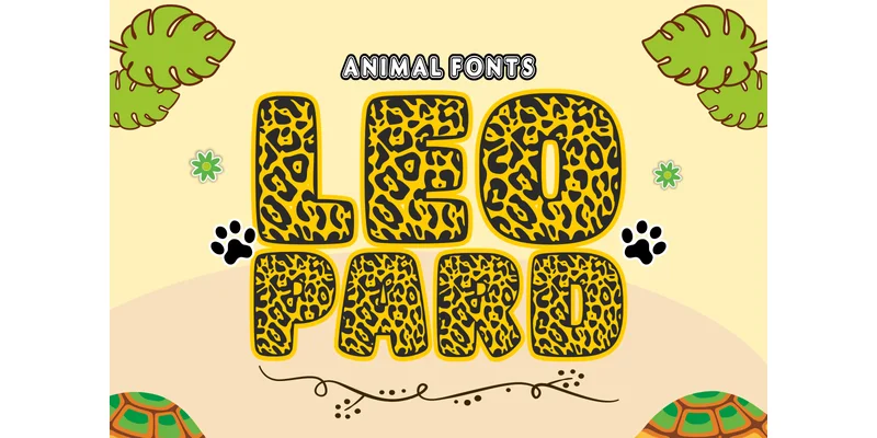 Leopard Font by anamalmusyaffaCreative by anamalmusyaffaCreative — Decorative Font