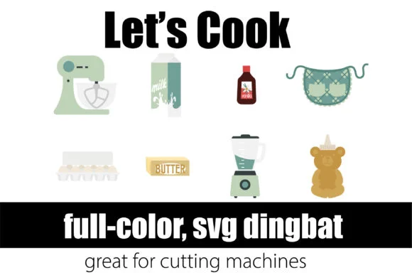 Let's Cook by Illustration Ink — Color Fonts Font