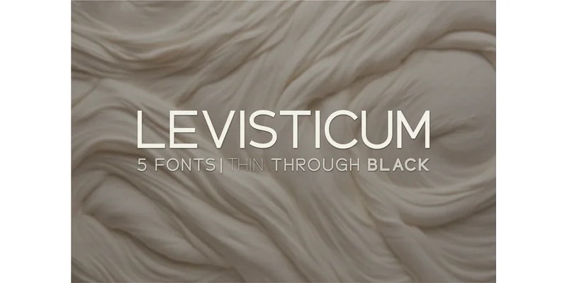 Levisticum Font by Huntype — Sans Serif Font