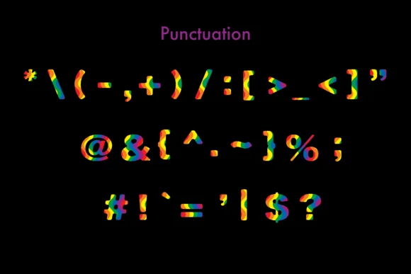 Lgbt Rainbow by 1515AngelStudio — Color Fonts Font — thumbnail 4