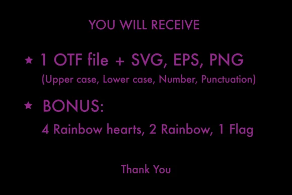 Lgbt Rainbow by 1515AngelStudio — Color Fonts Font — thumbnail 6
