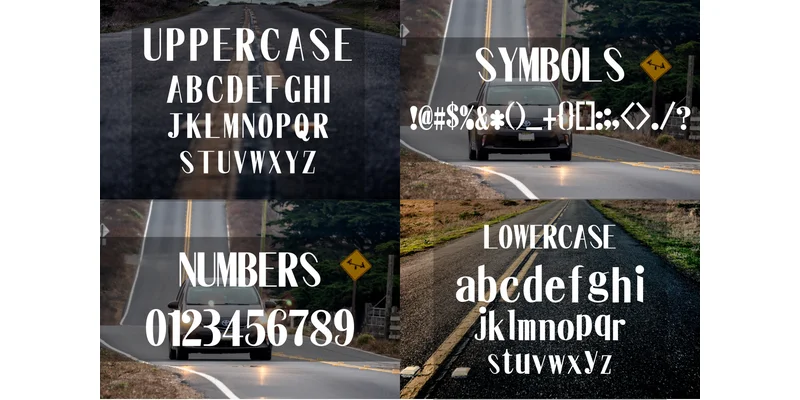 Lhotce Font by mhd.usman00 — Display Font — thumbnail 4