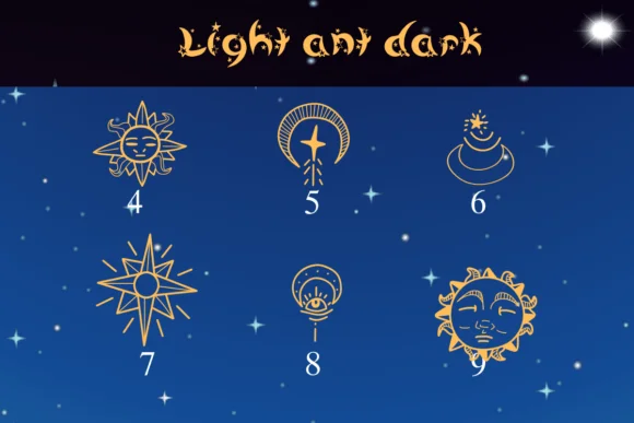 Light and Dark by Nongyao — Dingbats Font — thumbnail 4