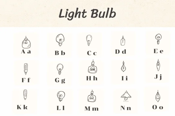 Light Bulb by Ketsarin — Dingbats Font — thumbnail 2