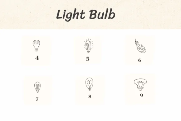 Light Bulb by Ketsarin — Dingbats Font — thumbnail 4