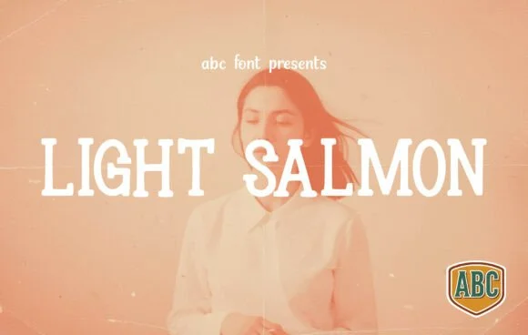 Light Salmon by ABC Font — Slab Serif Font