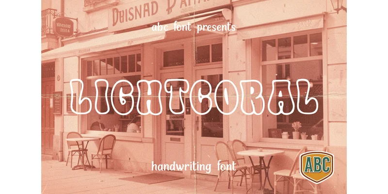 Lightcoral Font by ABC Font — Display Font