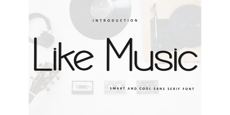 Like Music Font by Inermedia STUDIO — Sans Serif Font