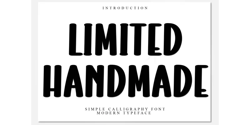 Limited Handmade Font by FreshTypeINK — Display Font