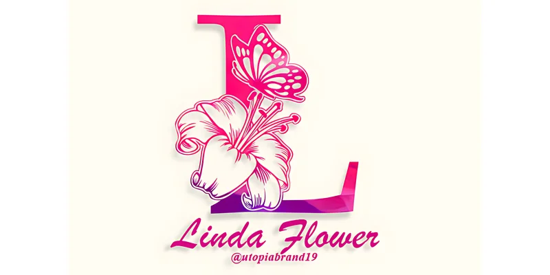 Linda Flower Monogram Font by utopiabrand19 by utopiabrand19 — Decorative Font