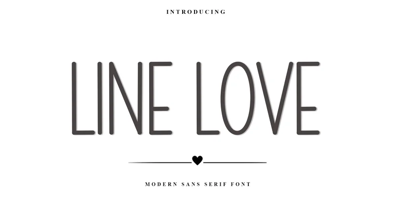 Line Love Font by Inermedia STUDIO — Sans Serif Font