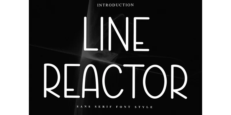 Line Reactor Font by Inermedia STUDIO — Sans Serif Font