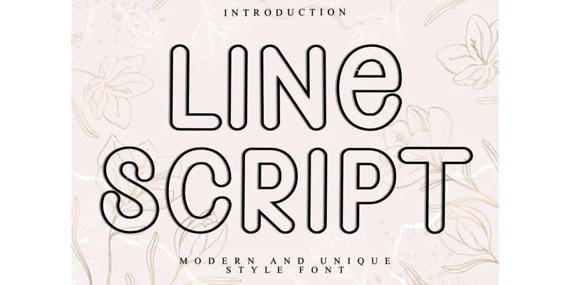 Line Script Font by Inermedia STUDIO — Display Font