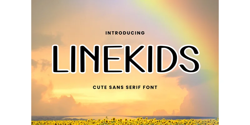 Linekids Font by Letterayu — Display Font