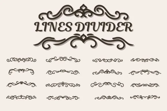 Lines Divider by Eystore — Dingbats Font
