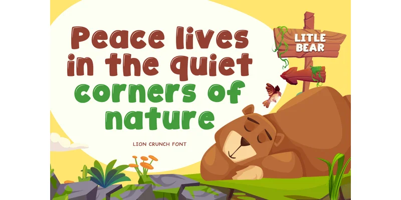 Lion Crunch Font by Mozatype — Display Font — thumbnail 5