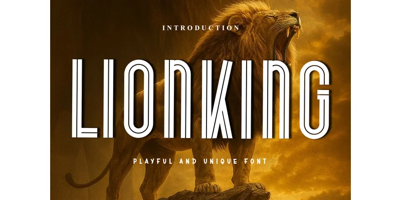 Lionking Font by PiPi Creative — Display Font