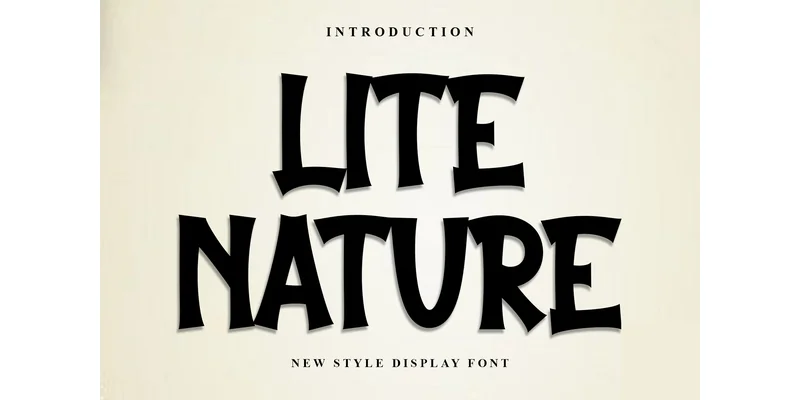 Lite Nature Font by PiPi Creative — Display Font