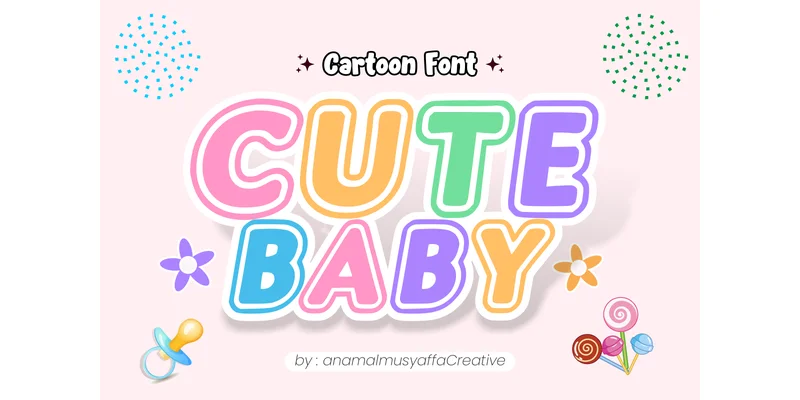 Little Boy Font by anamalmusyaffaCreative by anamalmusyaffaCreative — Display Font — thumbnail 2