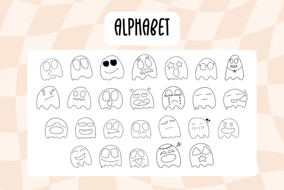 Little Ghosts by Khim08Studio — Dingbats Font — thumbnail 5