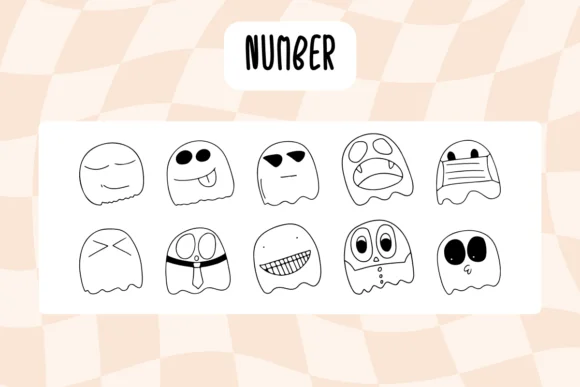 Little Ghosts by Khim08Studio — Dingbats Font — thumbnail 6