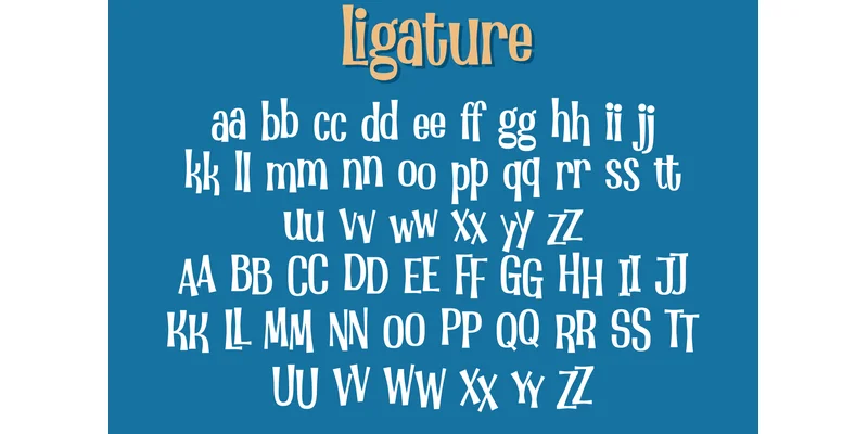 Little Monster Font by Toko Laris Djaja — Display Font — thumbnail 5